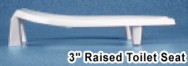 Allows Users To Sit 3 Inches Higher On Commode