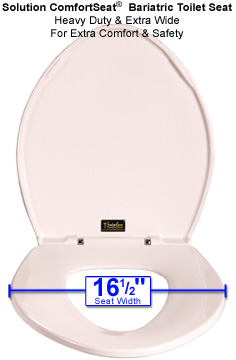 Extra-Wide Heavy-Duty Bariatric Toilet Seat